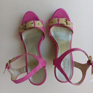 HOT PINK QUPID women's heels US 8.5